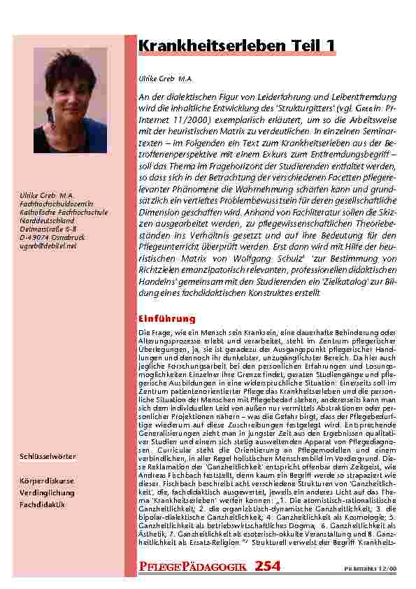 [doc_200947] Krankheitserleben Teil 1