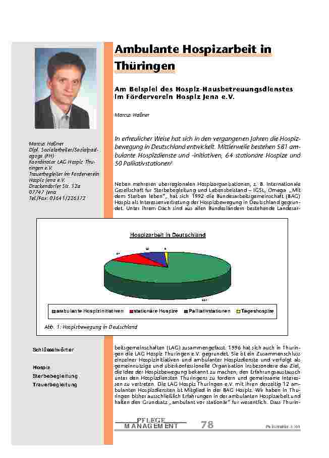 Ambulante Hospizarbeit in Thüringen