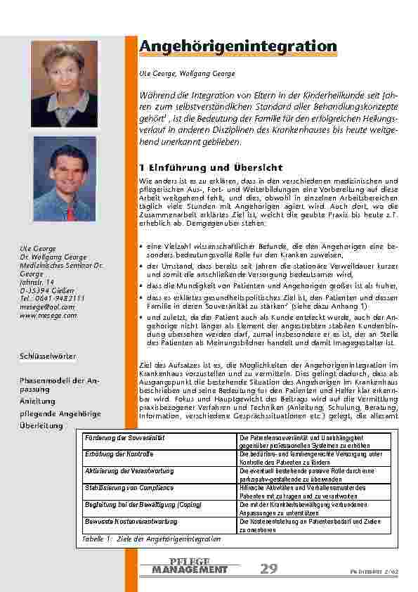 Angehörigenintegration