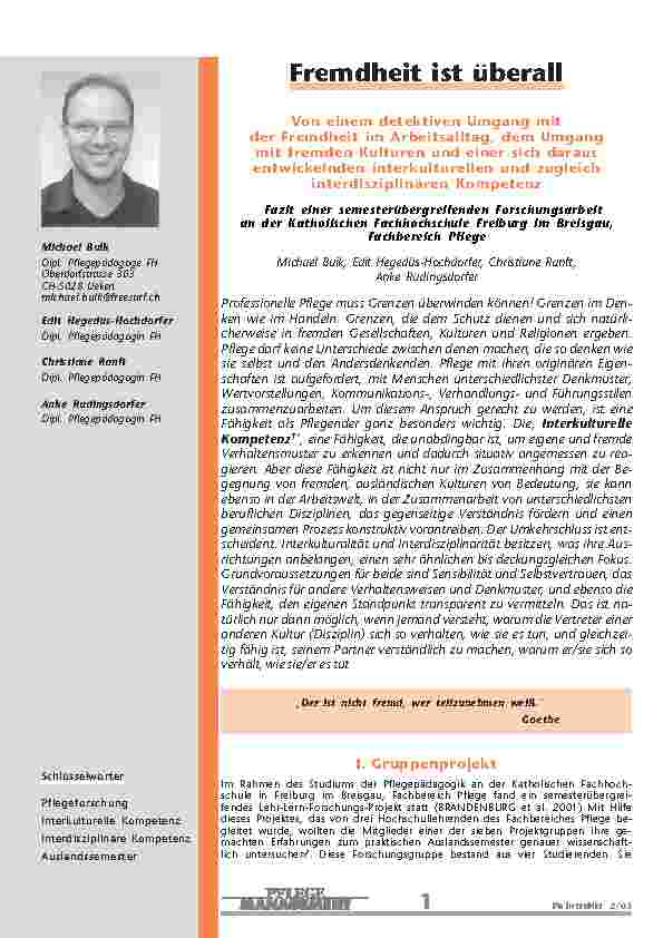 Fremdheit ist überall