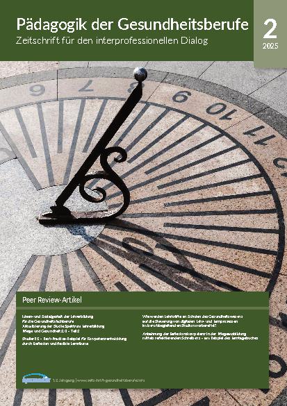 [doc_332653] Pädagogik der Gesundheitsberufe 2-2025