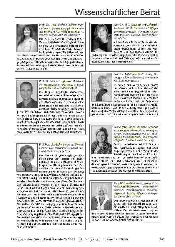 [doc_202115] Impressum/Wissenschaftlicher Beirat