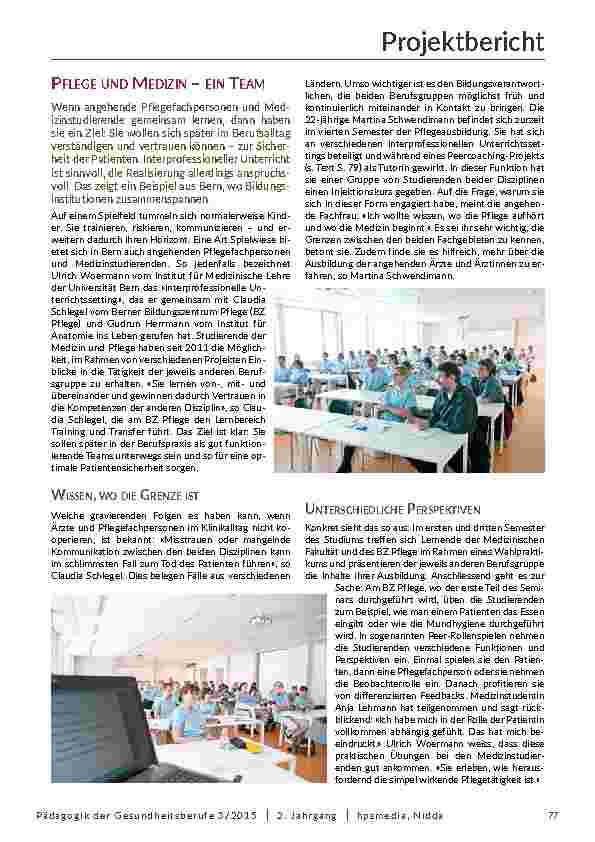 [doc_201942] Pflege und Medizin – ein Team