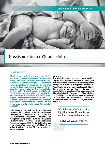 Rassismus in der Geburtshilfe