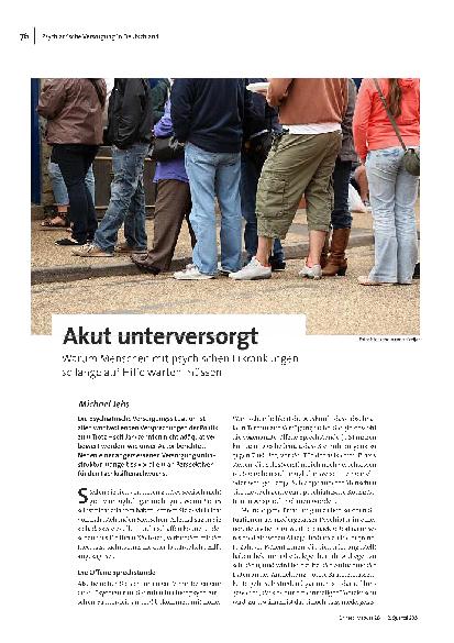 Akut unterversorgt: Warum Menschen mit psychischen Erkrankungen so lange auf Hilfe warten müssen