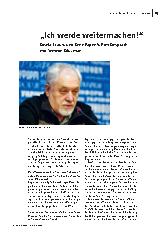 "Ich werde weitermachen!"