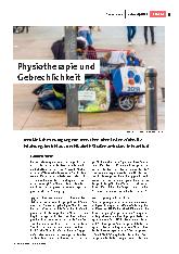 Physiotherapie und Gebrechlichkeit: Medizinische Versorgung von Menschen ohne festen Wohnsitz - Erfahrungsbericht aus der Elisabeth-Straßenambulanz in Frankfurt