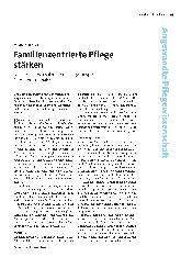 Familienzentrierte Pflege stärken: Neue Lösungsansätze für das Tageshospiz - Eine Literaturanalyse