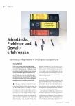 Missstände, Probleme und Gewalterfahrungen: Berichte aus Pflegeheimen in der jüngsten Zeitgeschichte.