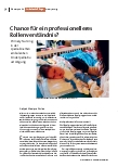 Chance für ein professionelleres Rollenverständnis?
