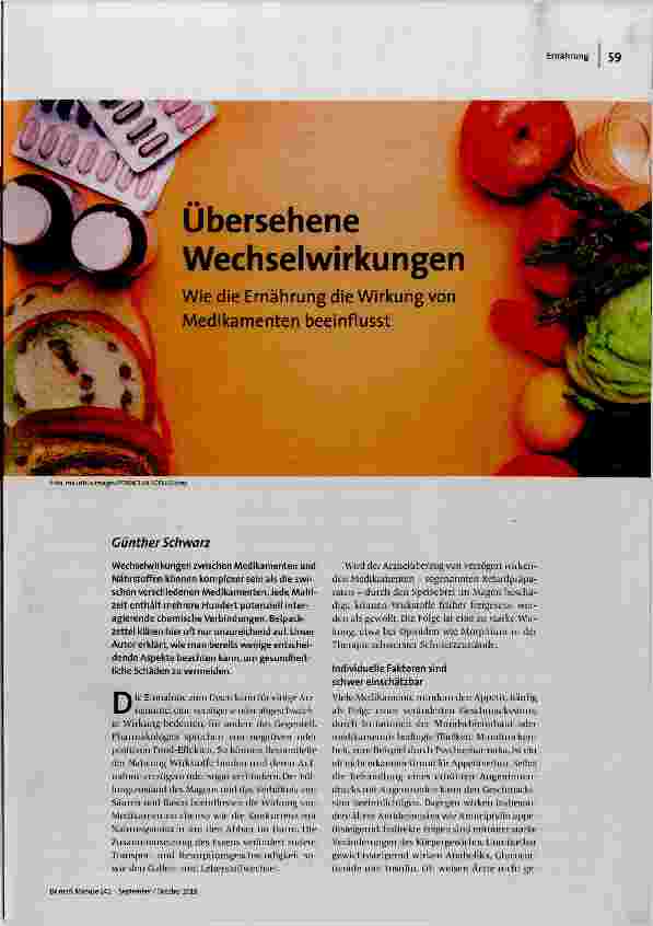 Übersehene Wechselwirkungen