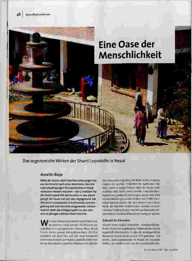 Eine Oase der Menschlichkeit