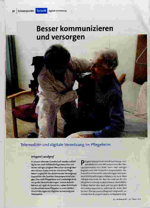 Besser kommunizieren und versorgen