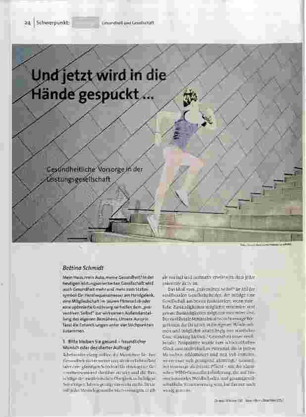 Und jetzt wird in die Hände gespuckt...