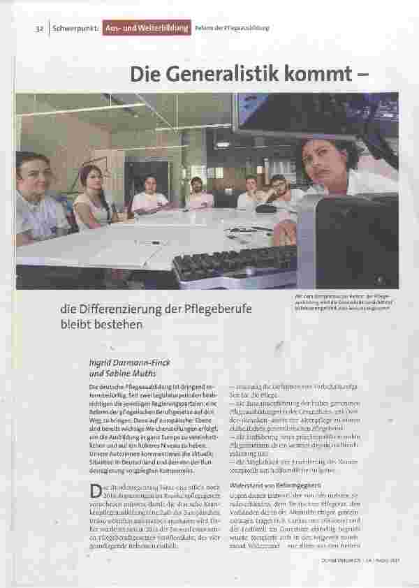 Die Generalistik kommt
