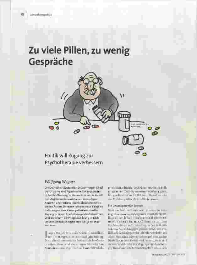 Zu viele Pillen, zu wenig Gespräche