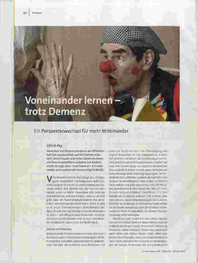 Voneinander lernen - trotz Demenz