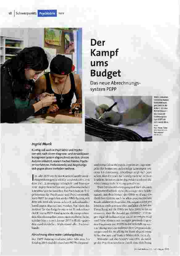 Der Kampf ums Budget