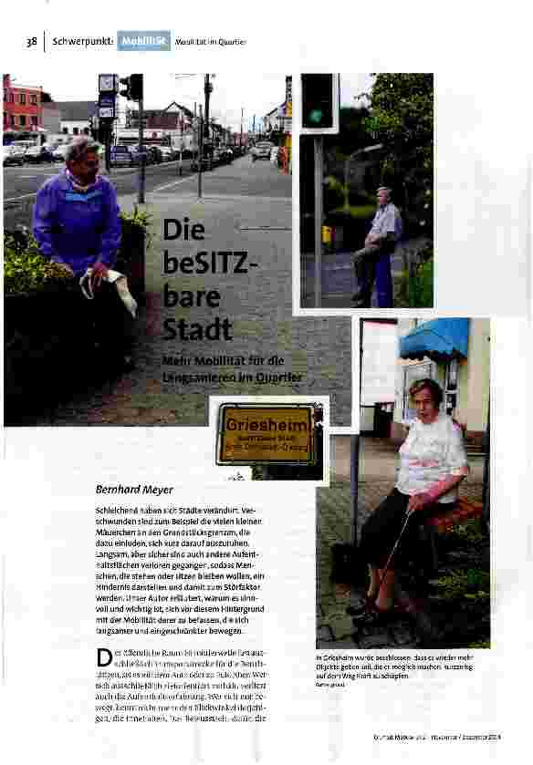 Die beSITZbare Stadt