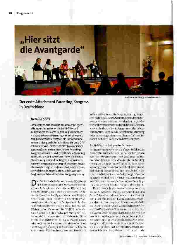 Hier sitzt die Avantgarde