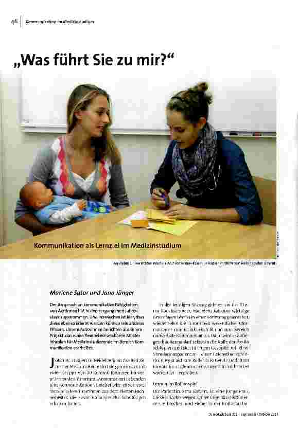 Was führt Sie zu mir?