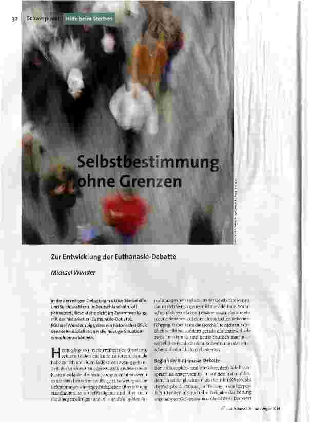 Selbstbestimmung ohne Grenzen