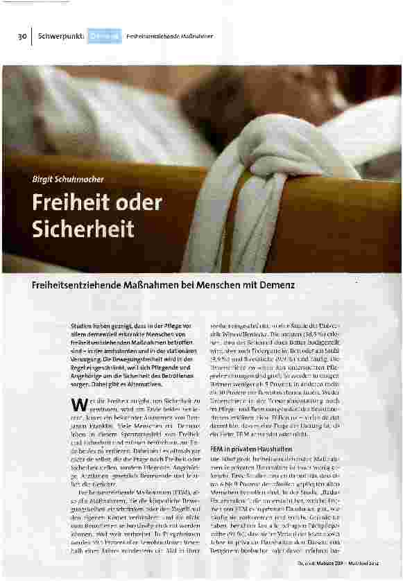 Freiheit oder Sicherheit