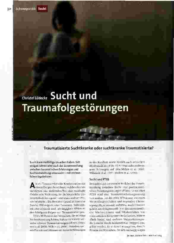Sucht und Traumafolgestörungen