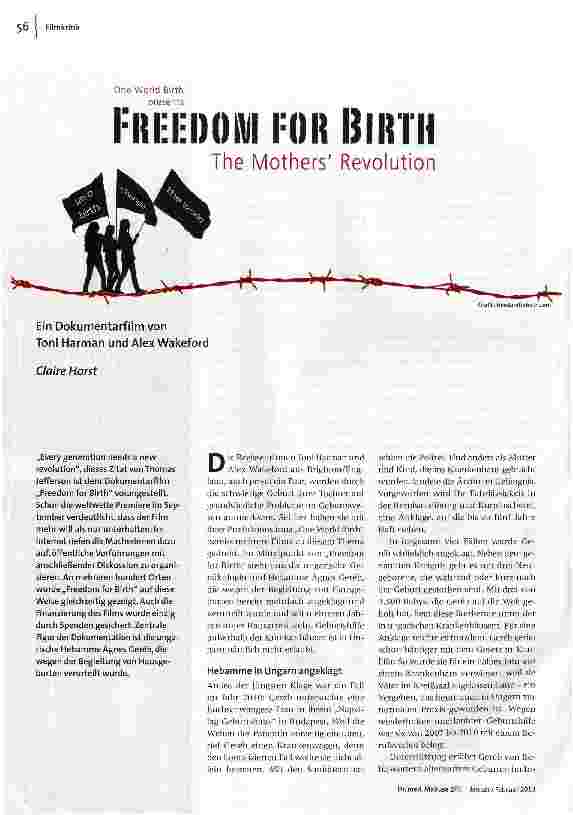 FREEDOM FOR BIRTH