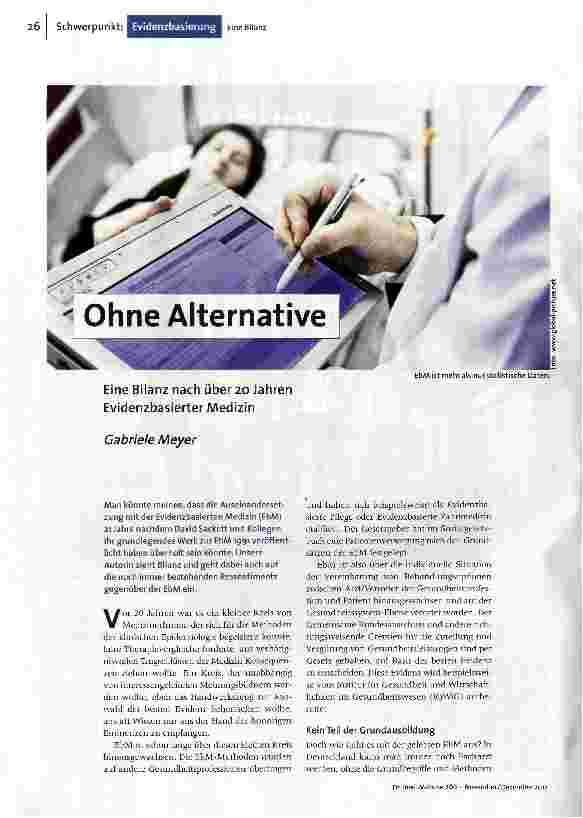 Ohne Alternative
