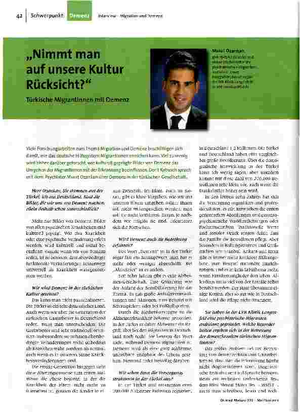 Nimmt man auf unsere Kultur Rücksicht?