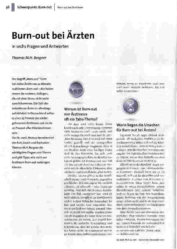 Burn-out bei Ärzten