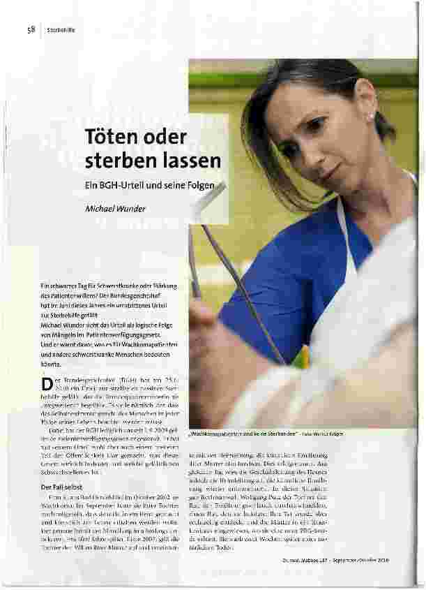 Töten oder sterben lassen