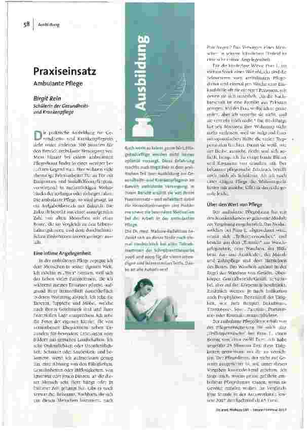 Praxiseinsatz
