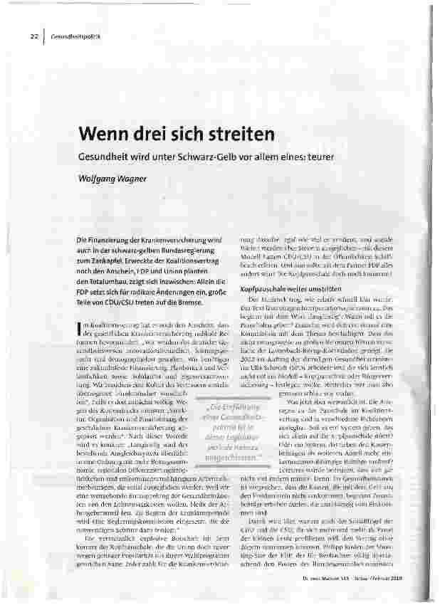 Wenn drei sich streiten