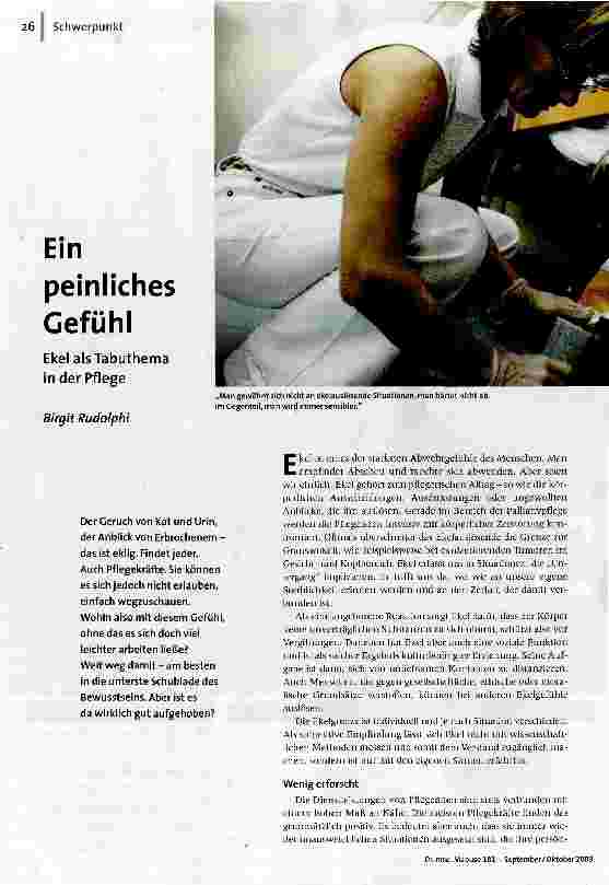 Ein peinliches Gefühl