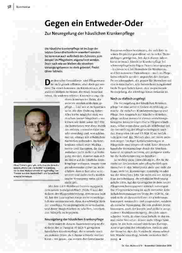 Gegen ein Entweder-Oder