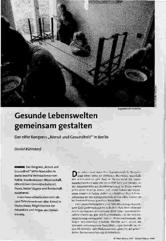 Gesunde Lebenswelten gemeinsam gestalten