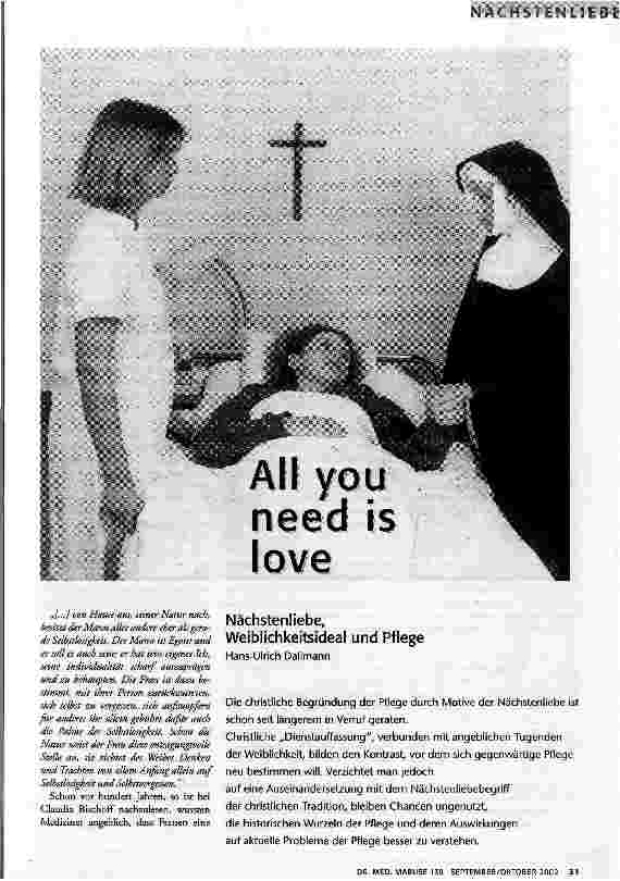 All you need is love