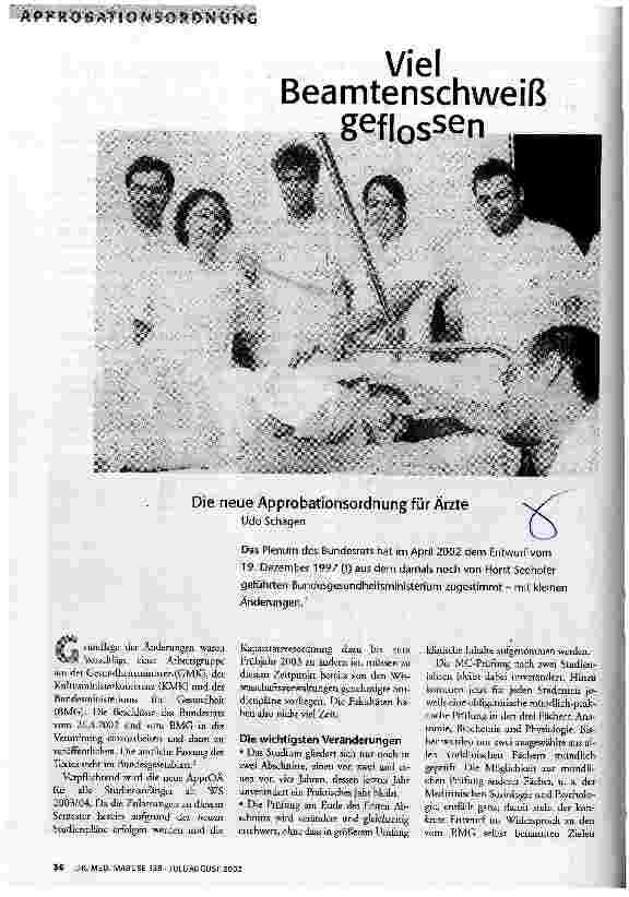 Viel Beamtenschweiß geflossen