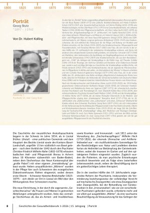 Porträt Georg Stutz * 1897 – † 1961
