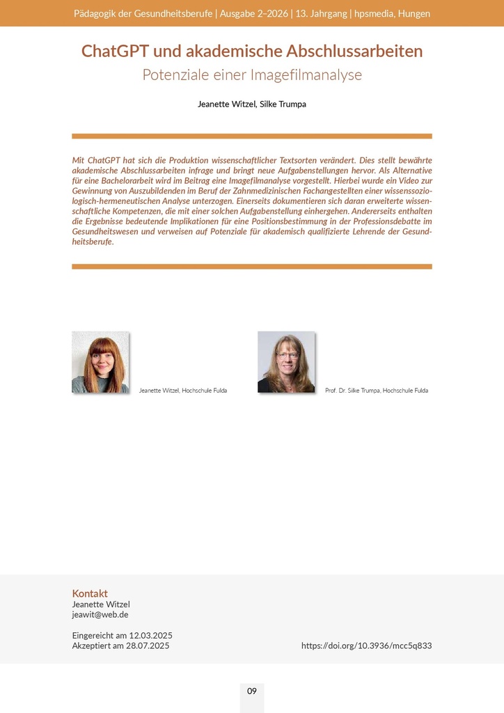 [doc_588854] ChatGPT und akademische Abschlussarbeiten – Potenziale einer Imagefilmanalyse