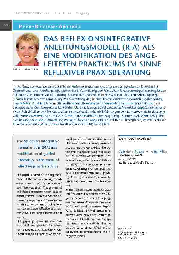 Analyse von Sturzereignisprotokollen in einer vollstationären Altenpflegeeinrichtung